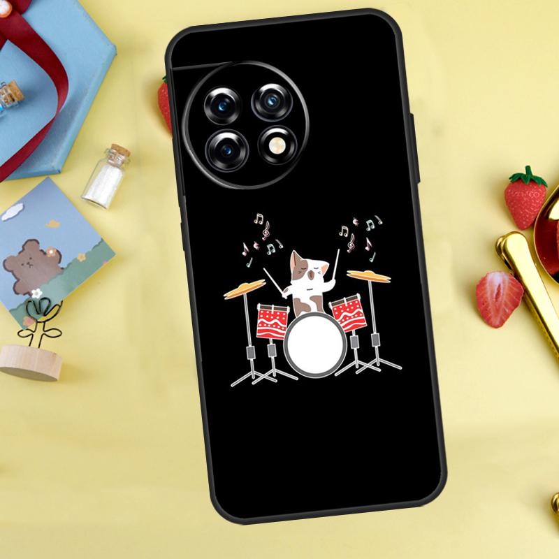 Музыкальный Барабан Барабанные Палочки Барабанщиков Чехол Для OnePlus Nord 5 CE 2 3 4 Lite N20 N30 OnePlus 10T 12R 13R 13T 10 11 12 13 15 Чехол