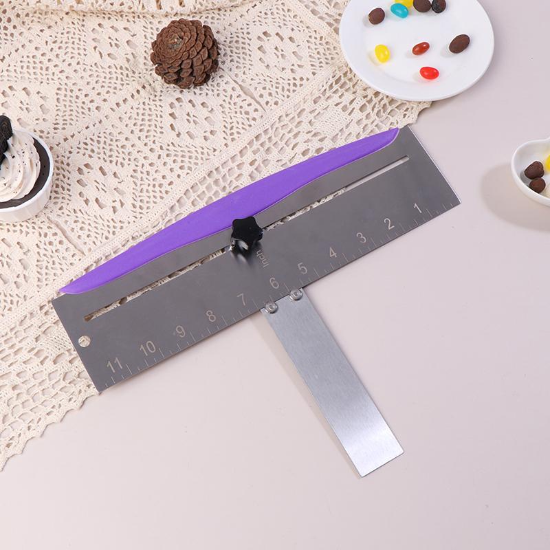 Adjustable Cake Scraper Cakes Comb Baking Crisp Corners Cake Edge Smoother Stainless Steel Kitchen Accessories Diy Baking Tools