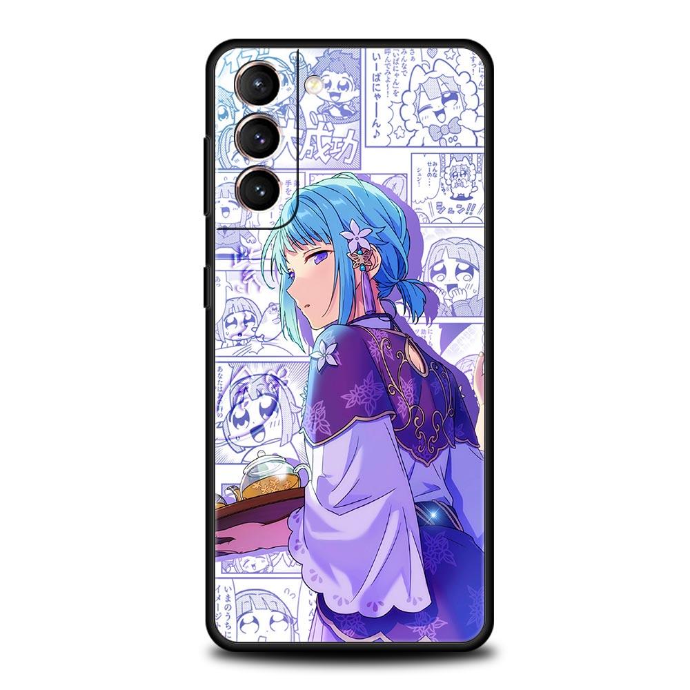 Чехол для телефона со звездами и ансамблем аниме для Samsung Galaxy S24 S23 S22 S20 Ultra S21 FE 5G S10 S9 Plus S10E, мягкий силиконовый чехол