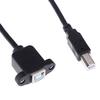 USB 2.0 Тип B Мужской и Тип B Женский Удлинительный кабель принтера с креплением на панели
