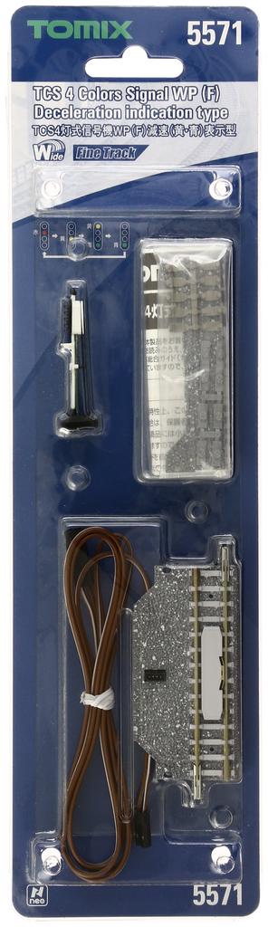 TOMYTEC TOMIX N Gauge TCS Signal WP F Reduction Yellow Blue Display Type 5571 Railway Model Supplies 4-Light