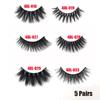 Makeup Tools Wispies Fluffy Eye Lash Extension False Eyelashes Full Volume Thick 4D  Faux Mink Hair