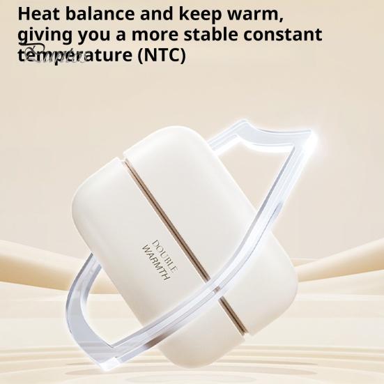 Магнитная грелка с быстрым нагревом, регулируемая температура, перезаряжаемый карманный обогреватель, зимняя грелка с 3 настройками температуры