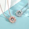 Hexagram Heart Pendant Neck Chain, High-end Irregular Design, Beating Heart Octagram Smart Necklace