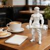 Статуя Железный Человек 3D Печать Мускулистый Мужчина Украшение Скульптура на Фитнес-Тему для Бодибилдеров