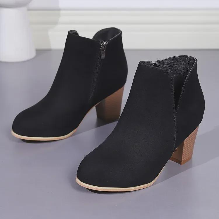 Женские остроносые сапоги на высоком каблуке в корейском стиле: Коллекция осень/зима 2024