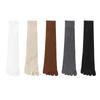 Harajuku Split Toe Socks Anti-slip Mid-tube Stocking Women Simple Five Finger Long Socks  Lolita JK