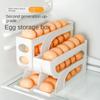 Slide Organizer Egg Roller Rack Four Tier Refrigerator Egg Storage Box High Quality Egg Dispenser