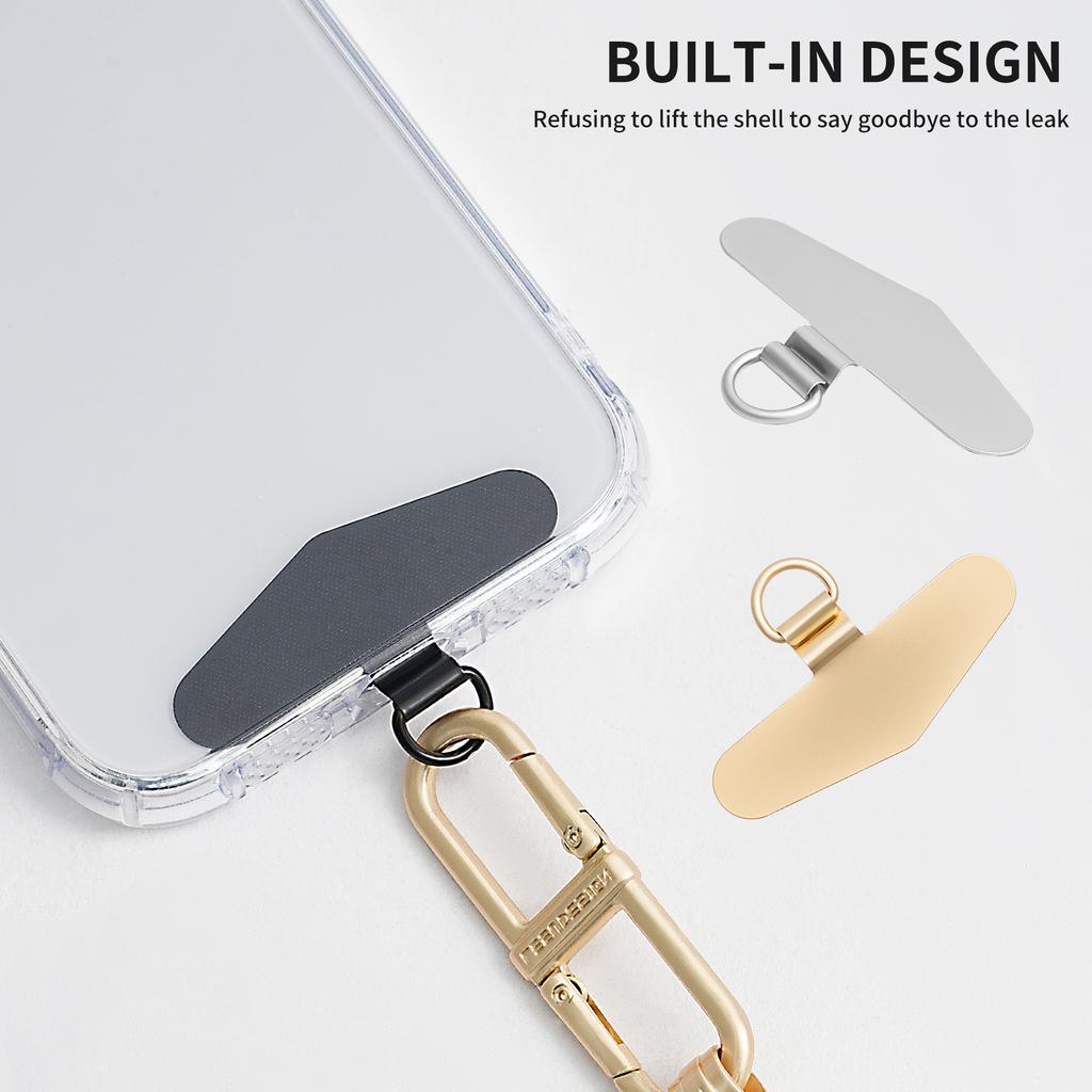 D-образное кольцо, шнурок для телефона, металлическая нашивка-подушечка для ремешка-шнурка для телефона