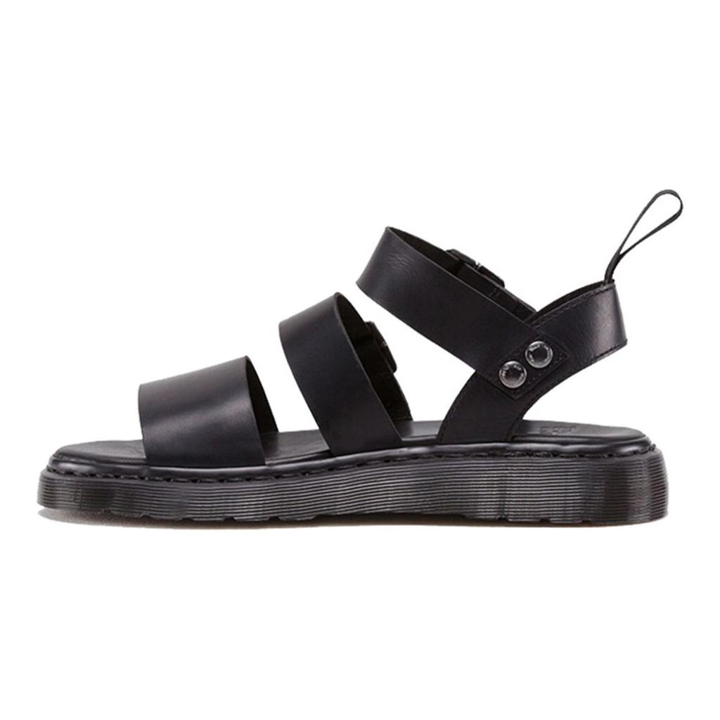 Dr. Martens Кожаные гладиаторы Gryphon Brando Черные кроссовки унисекс 15695001