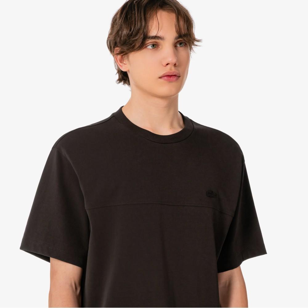 [lacoste] Men's Strong Weave Panel Short-Sleeve T-Shirt TH358E-56G3LA