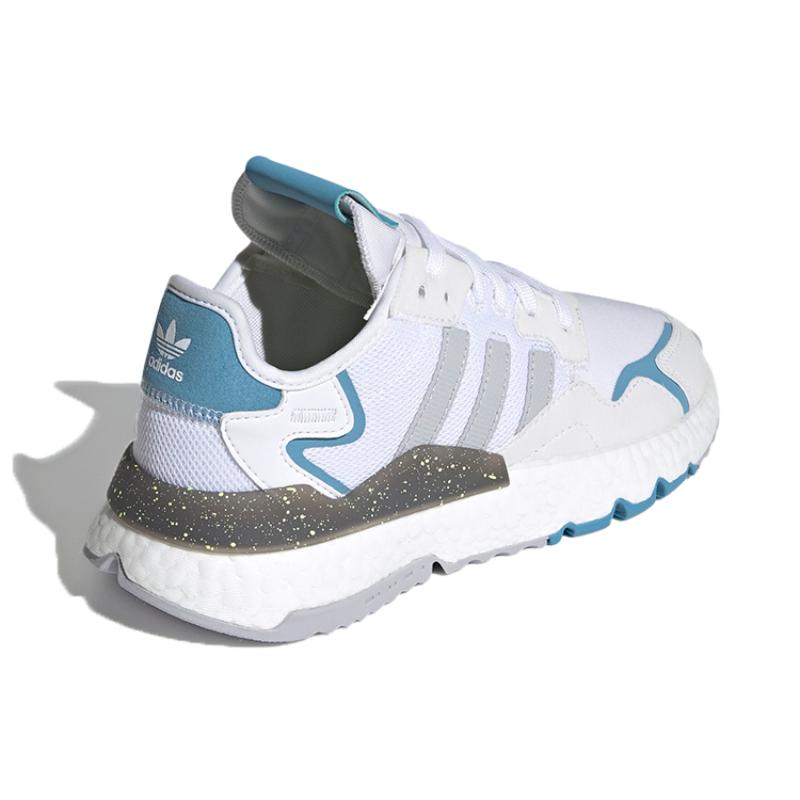 adidas Оригинальные кроссовки Nite Jogger Белые/Синие Женские кроссовки FX6904