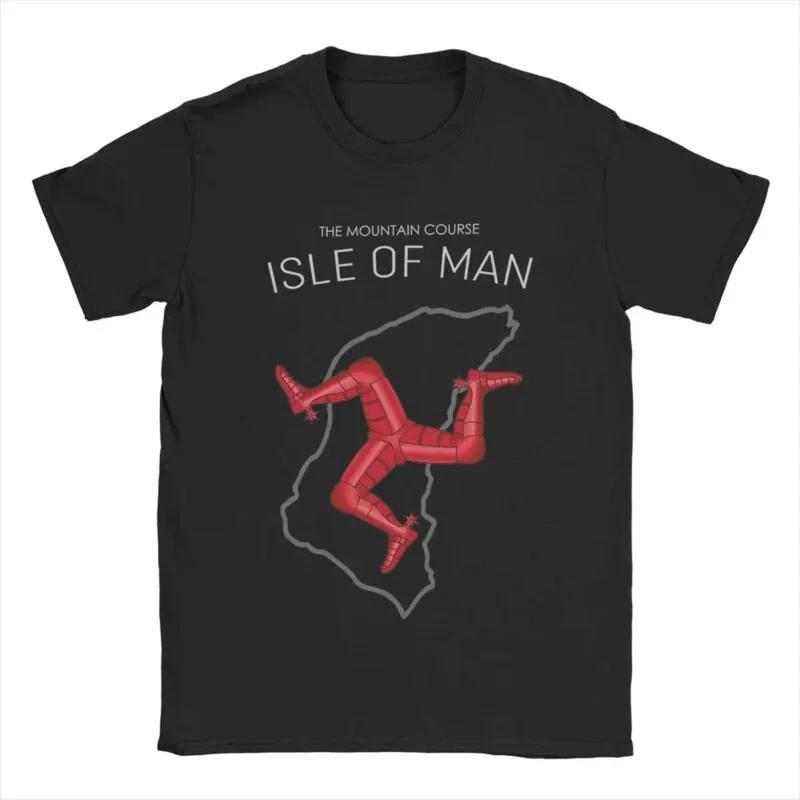 Men's Isle Of Man TT Motorcycle Race T Shirts Cotton Clothing Humorous Short Sle