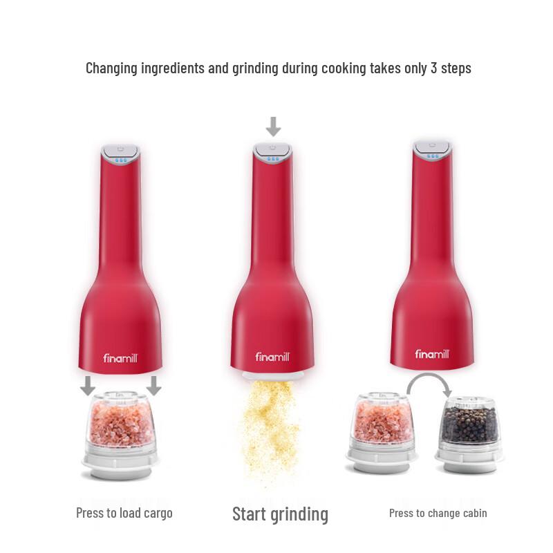 FINAMILL Rechargeable Electric Spice Grinder
