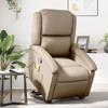 VidaXL Reclining Massage Armchair, Relaxation Chair with Adjustable Backrest and Footrest, Salon Seat, Modern, 3204239