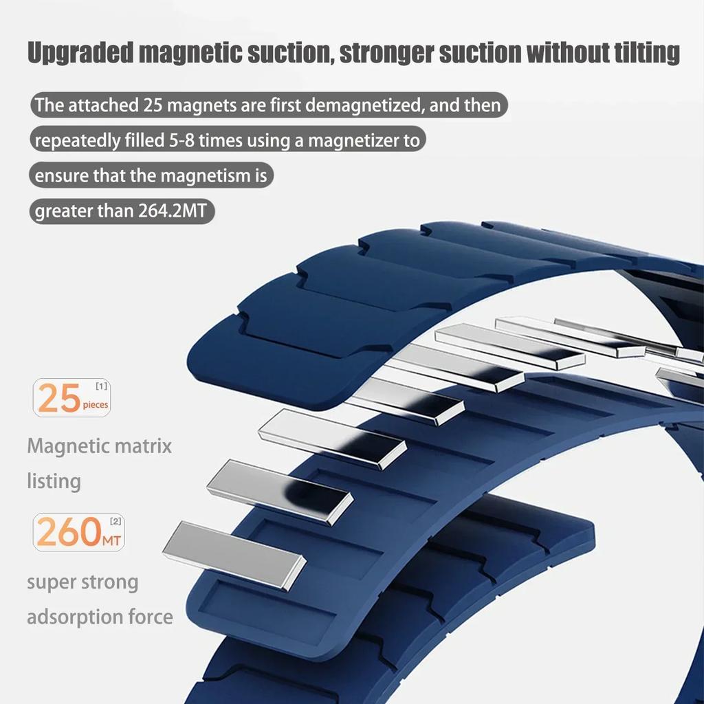 Magnetic Strap For Realme Watch 3 2 S Pro Band Replace Bracelet Correa For Amazfit GTR 4 3/GTS 4 2 Silicone 20mm 22mm Wristband