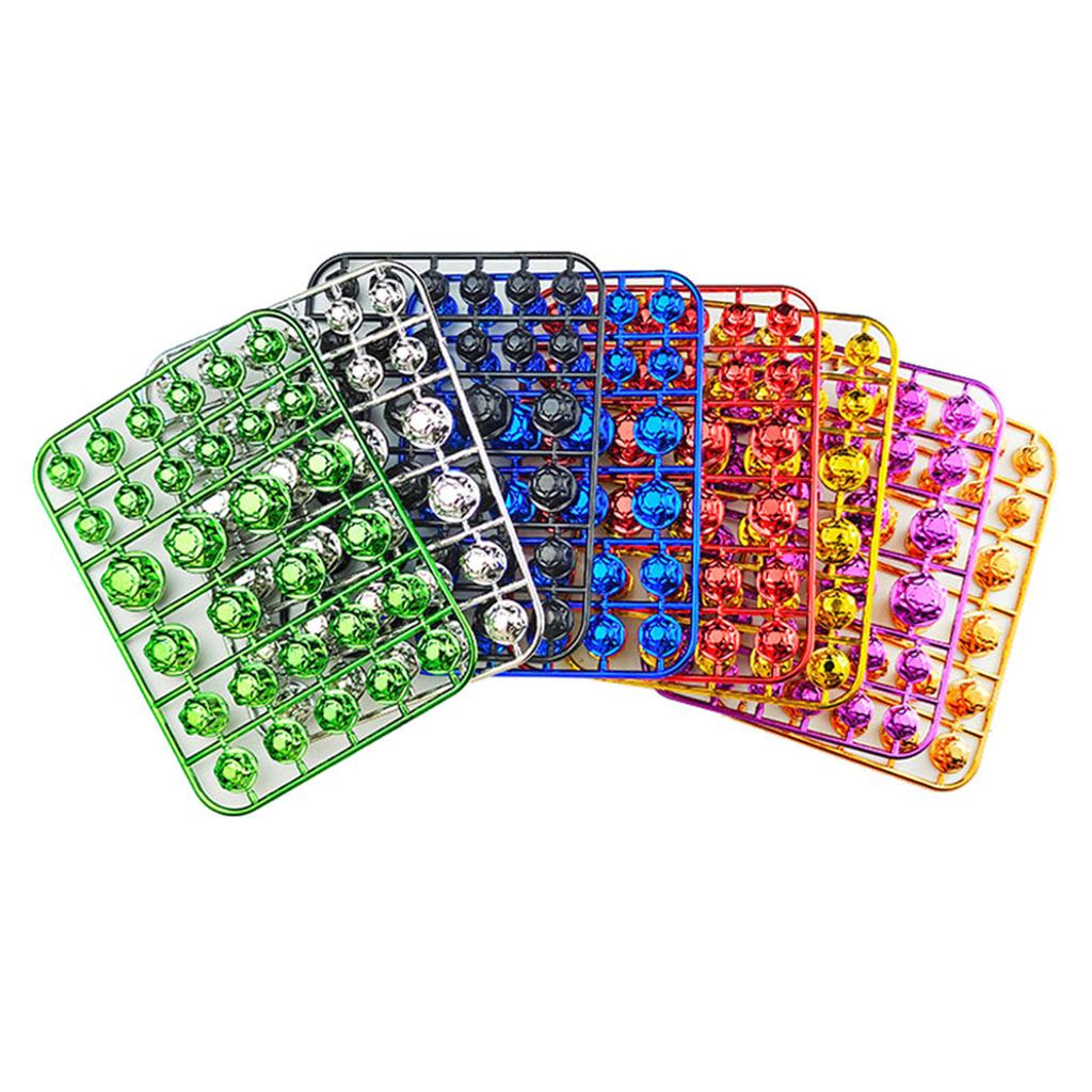 Motorcycle Bolt Covers 30Pcs Motorbike Screw Nut Bolt 5 Size 13mm-21.5mm Motorcycle Screw Nut Covers Decoration