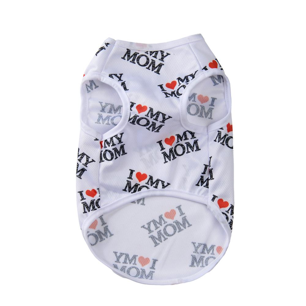 Дышащая одежда для собак, жилет с буквенным принтом, футболка для маленьких собак, одежда для кошек, мягкий свитер для щенка, одежда для чихуахуа