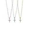 S925  Cross Pendant Necklaces for Women Mini Charm Pendants  Jewelry