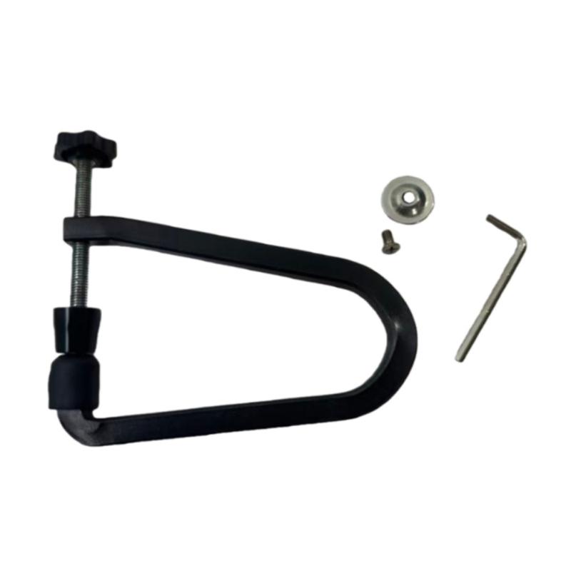 Classical Guitar Bridge Clamp Tool Set Replaceable Pressure Head and Included Wrench for Assembly and Adjustment