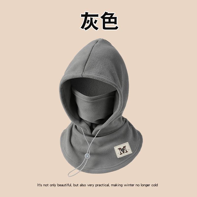 Unisex Winter Warm Fleece Face Mask Hat With Windproof Neck Cover Outdoor Cycling Hiking Skiing