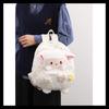 Cute Lamb Pain Bag Backpack Women's 2025 New Light Shopping Sweet Girl Schoolbag for Traveling Children's Backpack
