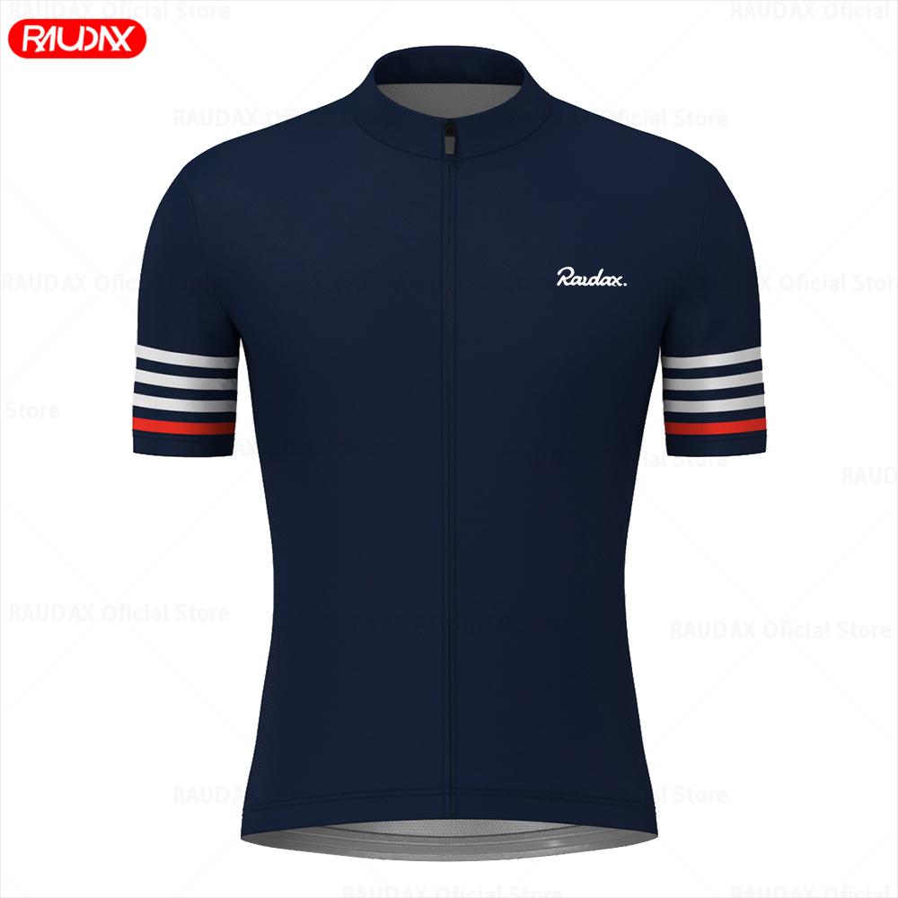 Raudax Mtb clothing Men Cycling Jersey Youth Cycling Racing Top Cycling Clothes Shirt Maillot Summer Triathlon Bicycle Bike Wear