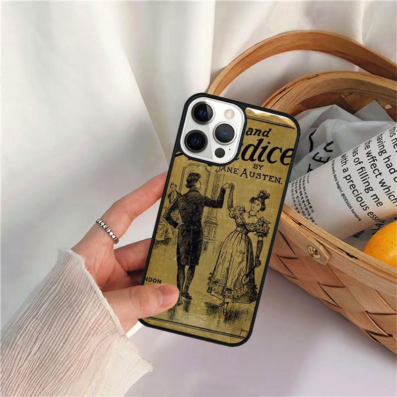 Чехол-книга Джейн Остин Чехол для телефона для iPhone 17 Air 16 15 14 11 12 13 Pro MAX Plus coque Чехол-оболочка