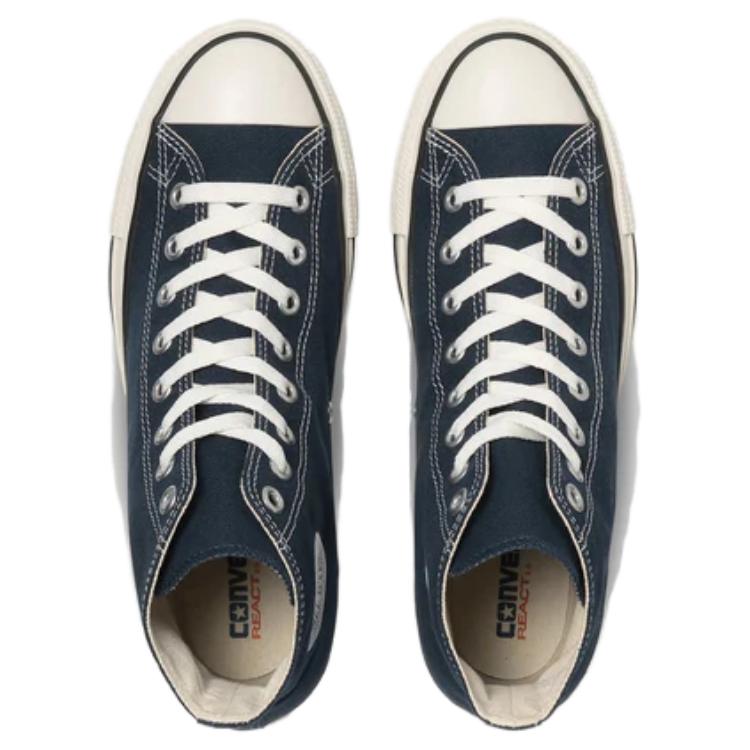 Converse All Star Удобные Легкие Высокие парусиновые кеды Унисекс Сине-белые 31311852