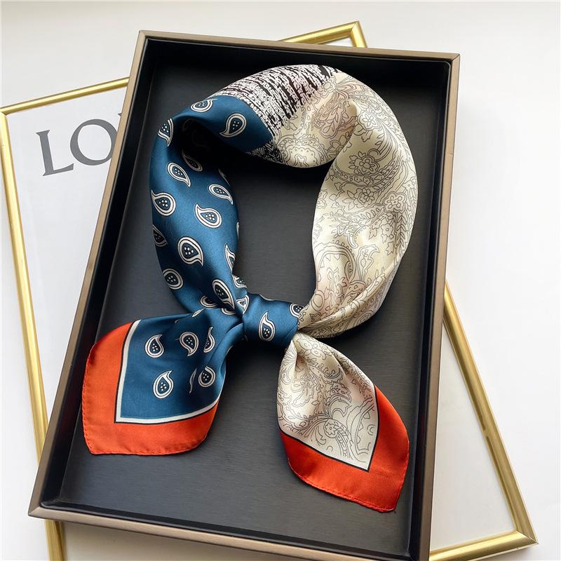 70 * 70 см новый шелковый маленький квадратный шарф для защиты шеи женщин профессиональный шарф универсальный шарф для волос шарф