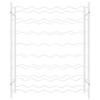 VidaXL Casier à bouteilles pour 48 bouteilles Blanc Métal 340908