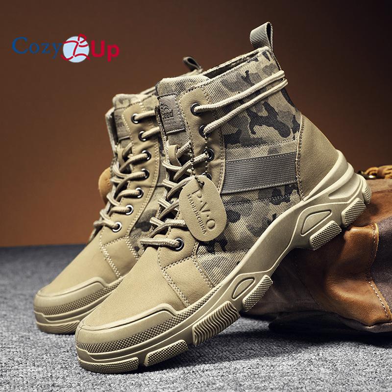 Мужские военные тактические рабочие ботинки, кожаные мотоциклетные армейские ботинки
