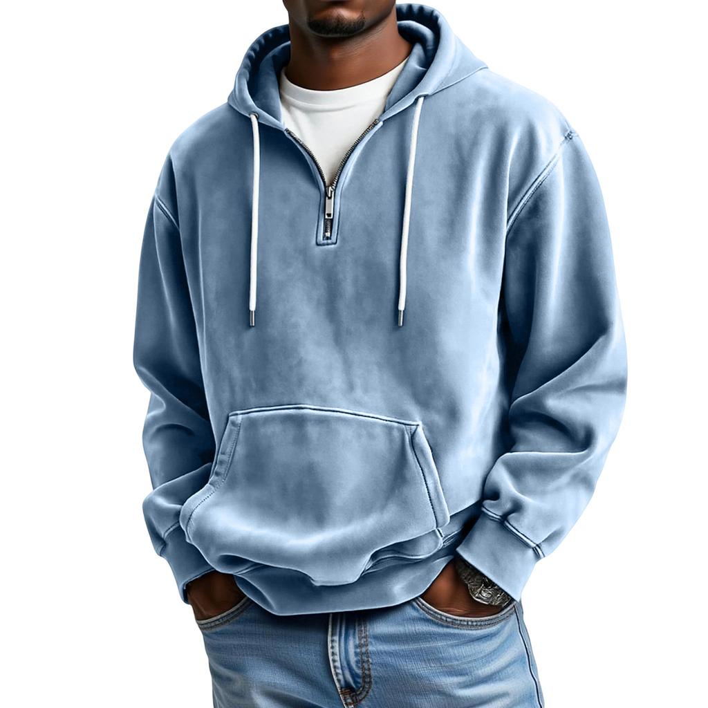 Мужской  Спортивный  Повседневный  С Длинными Рукавами  Капюшон  Худи