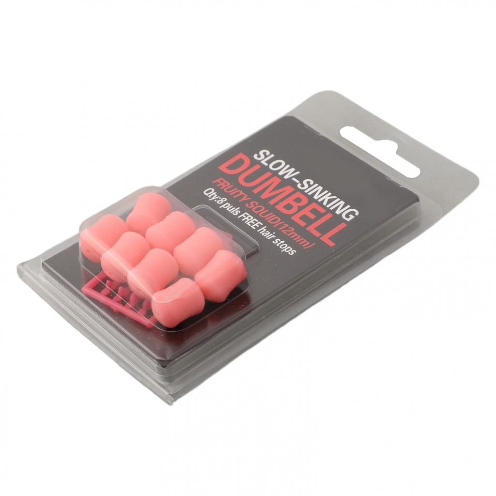 Неотразимый фруктовый вкус кальмара 12 мм гантели приманка для ловли карпа 8 шт/упаковка