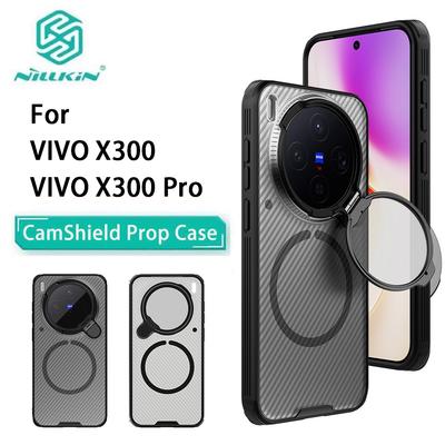 Для Vivo X300 Pro Чехол для телефона Nillkin CamShield Prop Магнитная Прозрачная версия Жесткий ПК+ТПУ Оболочка Ударопрочная Задняя крышка