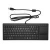 Industrial Keyboard Touchpad Wired Connection X Scissor Foot Plug and Play IPC Keyboard for