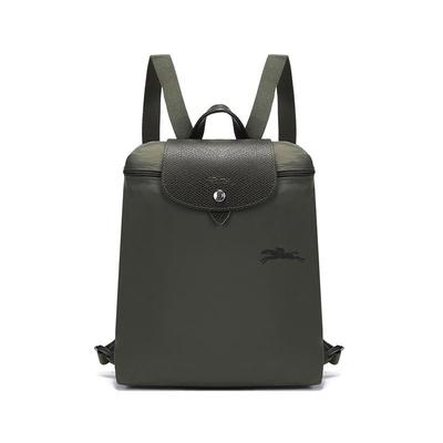 Рюкзак Le Pliage Green 26 с короткими ручками на молнии из переработанного холста Женский рюкзак Лесной зеленый 1699919479