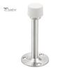 Stainless Steel Door Stopper Wall Protector Adhesive No Drilling Anti-collision Wall Mount Glass Wooden Door Spring Loaded Rubber Bumper Doorstop