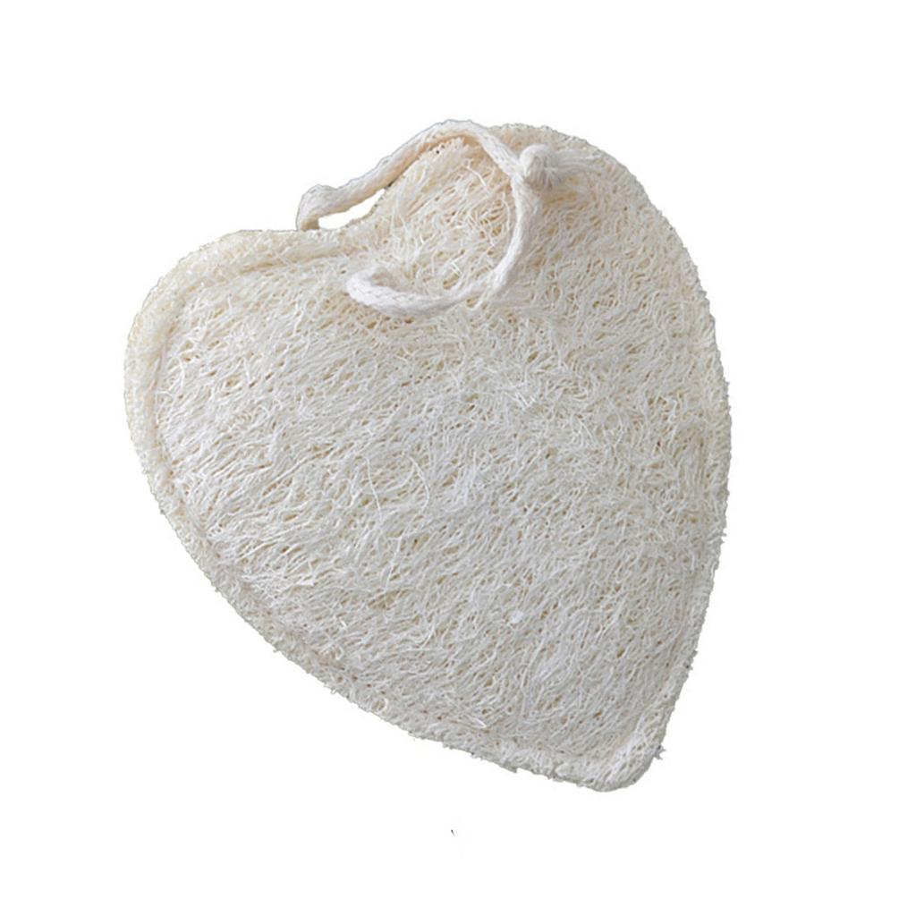 Натуральный скраб из люфы Практичная мочалка из люфы Отшелушивающая губка для тела Двусторонняя отшелушивающая мочалка для тела для дома