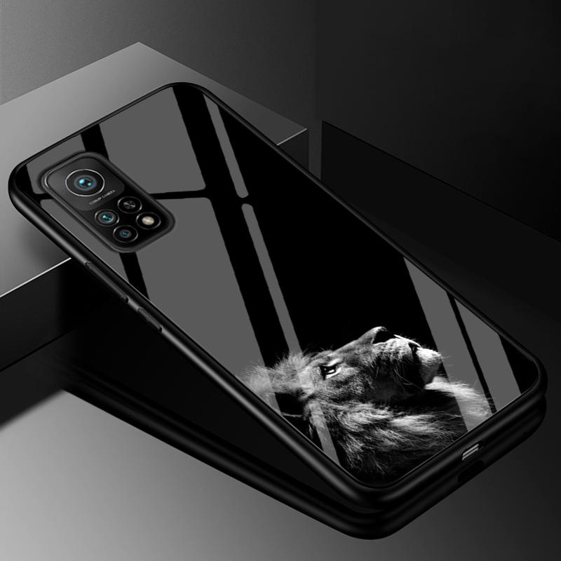 Закаленное Стекло Чехол для Xiaomi mi 10T Pro Чехол Жесткий Чехол для Xiaomi mi 10T 10 T Lite POCO X3 Pro NFC Чехол для Телефона ТПУ Бампер