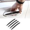 4PCS Car Door Handle Molding Cover Trim Carbon Fiber ABS For BMW 5 Series G30 530li X3 X4 G02 2018-2020 Exterior Parts