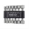 9pcs Non-magnetic Combination Socket Set Electric Hexagon Screwdriver Head Screw Insert Pneumatic Screwdriver Socket Head