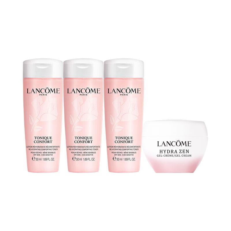 LANCÔME Новый Маленький Пудровый Дорожный Набор Успокаивающий и Увлажняющий + 50 мл*3 + 15 мл