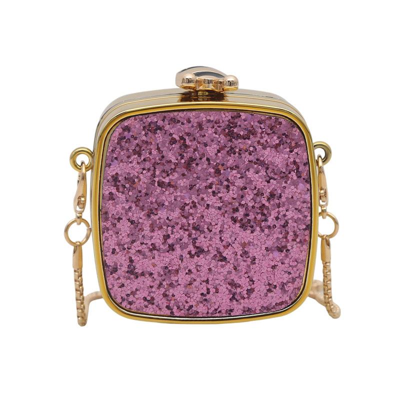 Акриловый рот красный конверт 2025 новый европейский и американский блестящий наплечный мешок женский универсальный цепочный кроссбоди мини-сумка-коробка