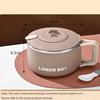 304 Stainless Steel Lunch Box Noodle Bowl With Lid Drainable Heatable Microwaveable Lightweight With Handle