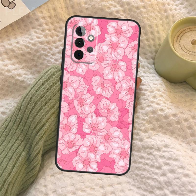 Чехол Tokyo Sakura с цветами сакуры для Samsung Galaxy A06 A26 A16 A56 A36 A05 A22 A32 A52 A54 A34 A14 A55 A15 A53 A33 A35