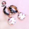 Round Clip Earrings For Women Fashion Earrings Jewerly For Wedding Party Gifts
