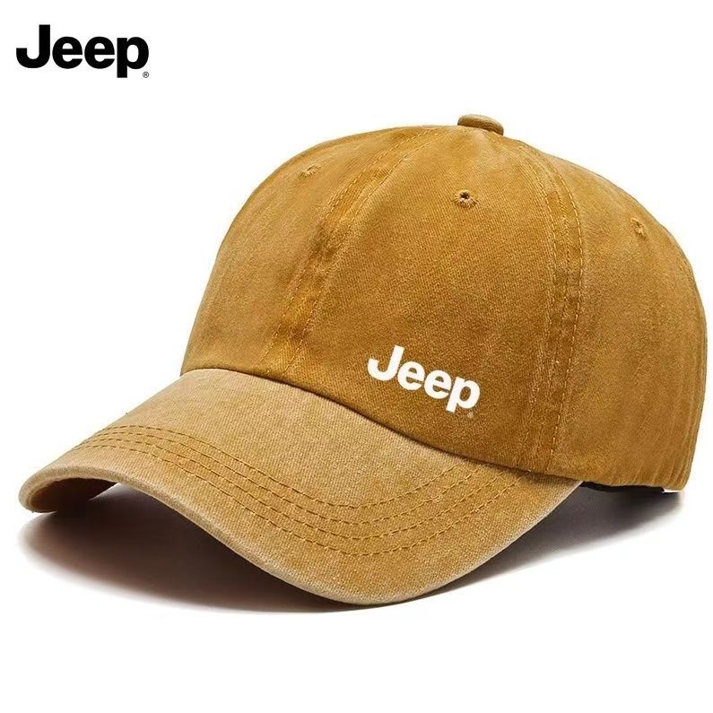 Jeep-style washable soft top cap, unisex baseball cap, versatile new high-quality cap, outdoor peak cap, sun hat AKT1