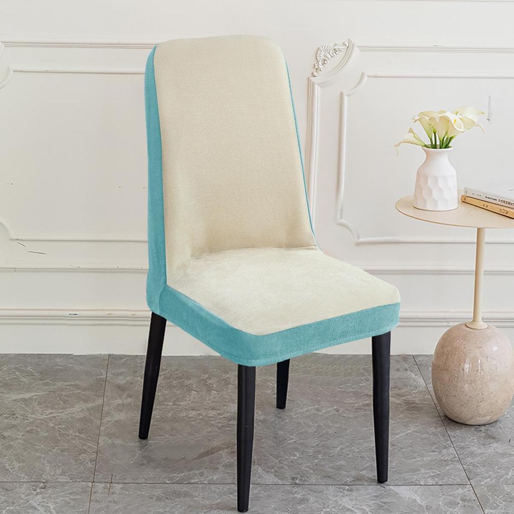 Роскошный чехол на обеденный стул Chenille Arc - Защита от царапин и универсальная посадка