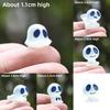 Miniature Resin Ghost Figurine With Glow Effect For Home Decor Enthusiasts